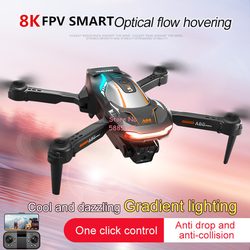 Rc Helicopter Case - Dron RC 8K z pozycjonowaniem poprzez