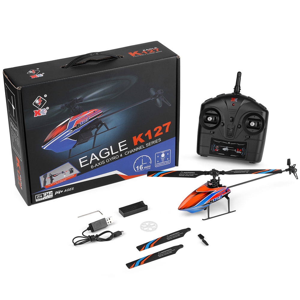 WLtoys XK K127 2.4G 4CH 6-Aixs – Rc Helicopter Nitro recenzja i cena