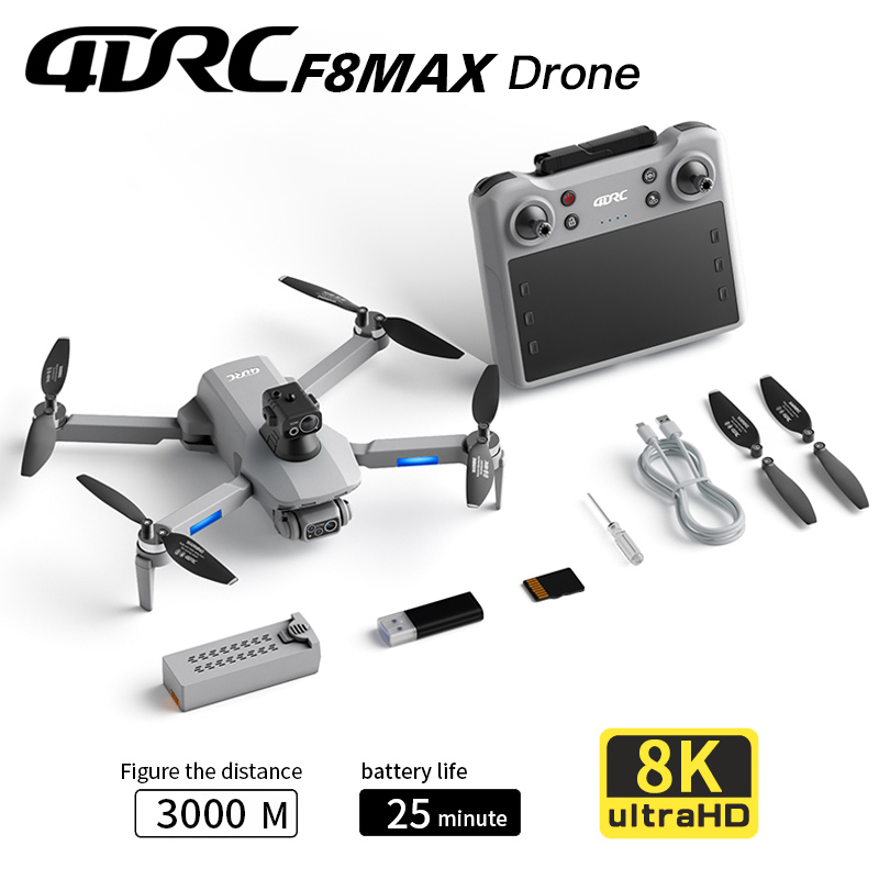 Dron F8 MAX GPS Profesjonalny  – Rc Helicopter Case recenzja i cena